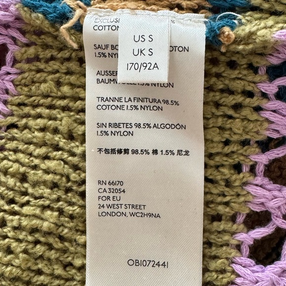 FREE PEOPLE BEACH PARTY CARDIGAN SMALL - Picture 13 of 13